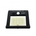 Ηλιακό φωτιστικό 25 SMD LED IP65 με ανιχνευτή κίνησης FOYU FO-TA003 – μαύρο - Image 3