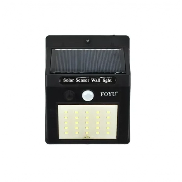 Ηλιακό φωτιστικό 25 SMD LED IP65 με ανιχνευτή κίνησης FOYU FO-TA003 – μαύρο