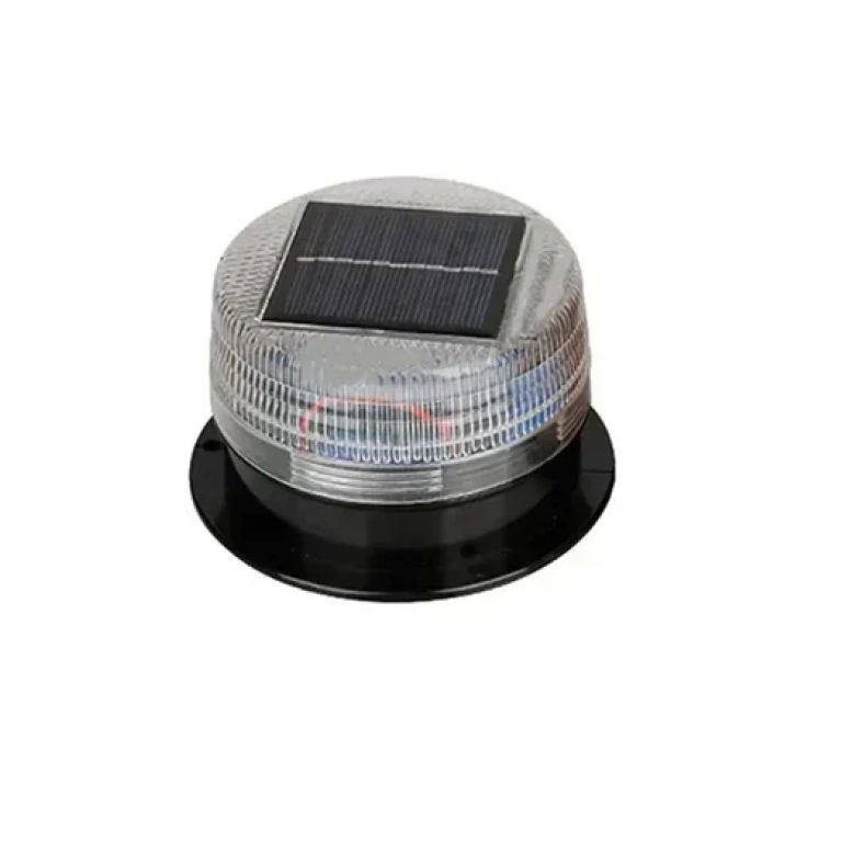 Ηλιακός μαγνητικός φάρος Strobe κόκκινου-μπλε φωτισμού HW-0168