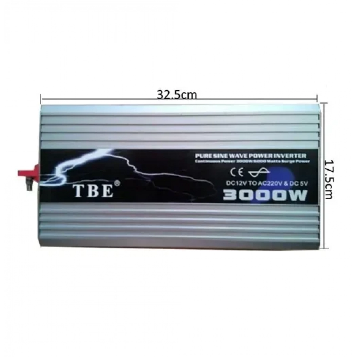 Inverter καθαρού ημιτόνου 12V 3000W ΤΒΕ T12P3000 - Image 2