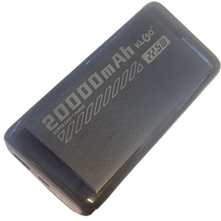 KLGO KP-34 Power Bank Φορητός Φορτιστής 20000mah Μαύρο