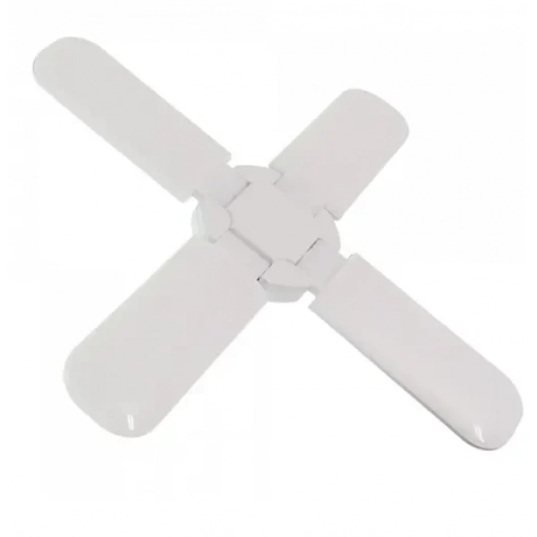 LED λάμπα πτυσσόμενη 60W με 4 πτερύγια E27 ψυχρό λευκό 220V 4500LM RZ-0051