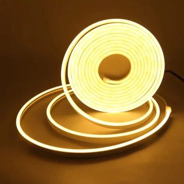 Ταινία LED Εξωτερικού Χώρου Σιλικόνης 5m Κίτρινου Φωτισμού IP65 Andowl Q-DT05