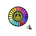 LED RGB εσωτερικού φωτισμού αυτοκινήτου με αναπαραγωγή στο ρυθμό της μουσικής & αρωματικό HW-0078