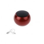 Mini φορητό ασύρματο ηχείο Bluetooth 3W με διάρκεια μπαταρίας έως 4 ώρες TR-2053 μπορντό