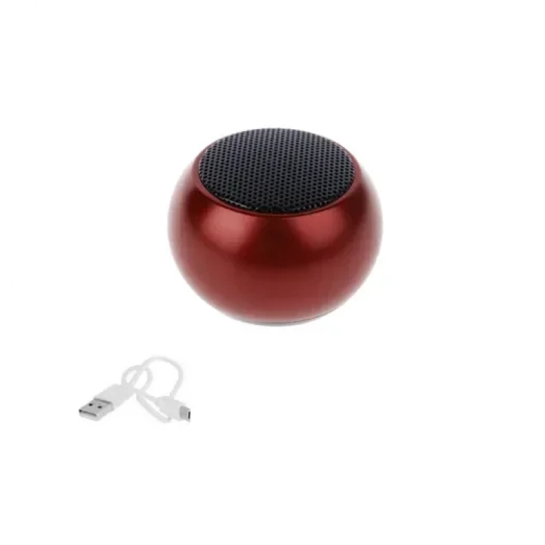 Mini φορητό ασύρματο ηχείο Bluetooth 3W με διάρκεια μπαταρίας έως 4 ώρες TR-2053 μπορντό
