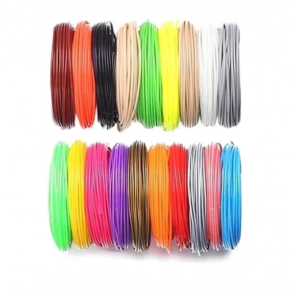 Νήματα PLA για 3D Pen τρισδιάστατης εκτύπωσης 1,75mm 10m σετ 20τμχ πολύχρωμα