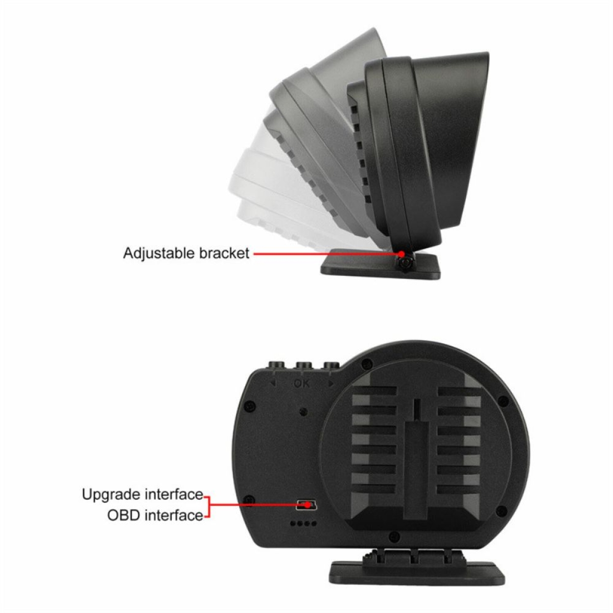 Οθόνη OBD2 Smart Car HUD Gauge ψηφιακή P6 AL