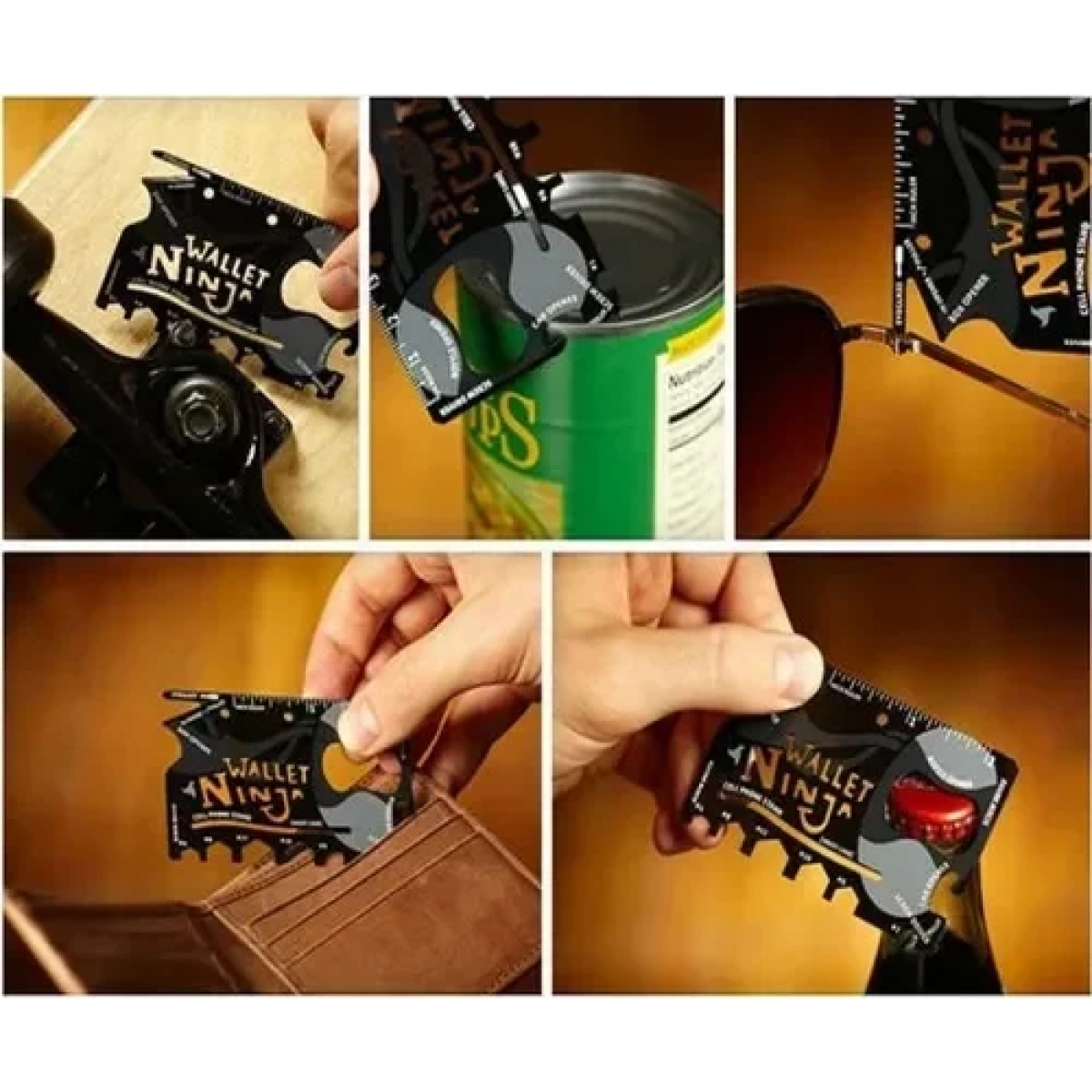 Πολυεργαλείο πορτοφολιού – κάρτα 18 σε 1 Ninja Wallet - Image 3