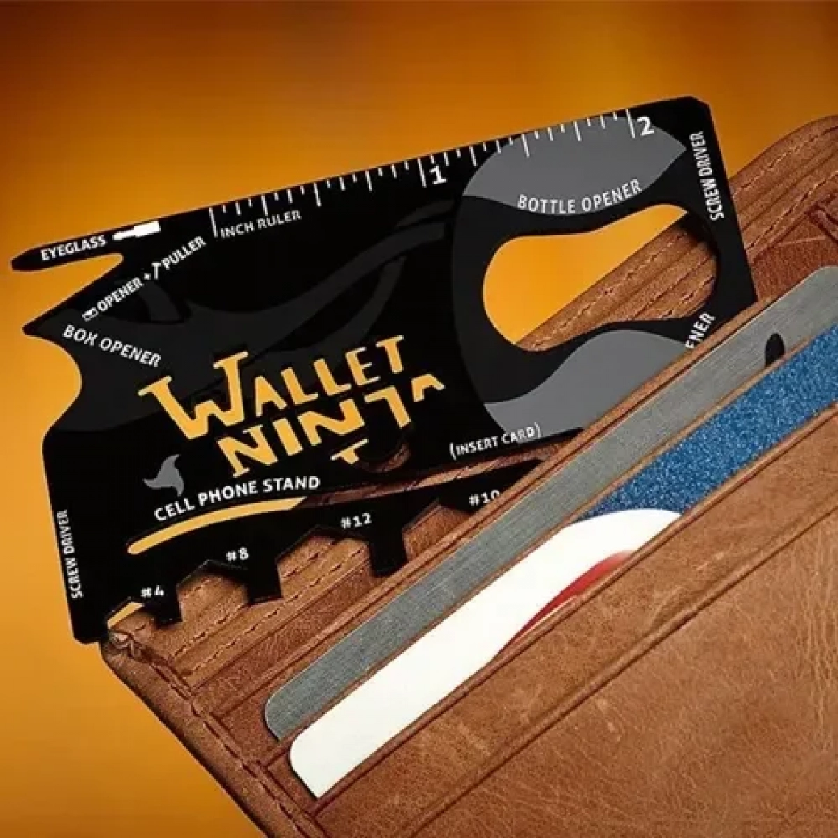 Πολυεργαλείο πορτοφολιού – κάρτα 18 σε 1 Ninja Wallet - Image 5