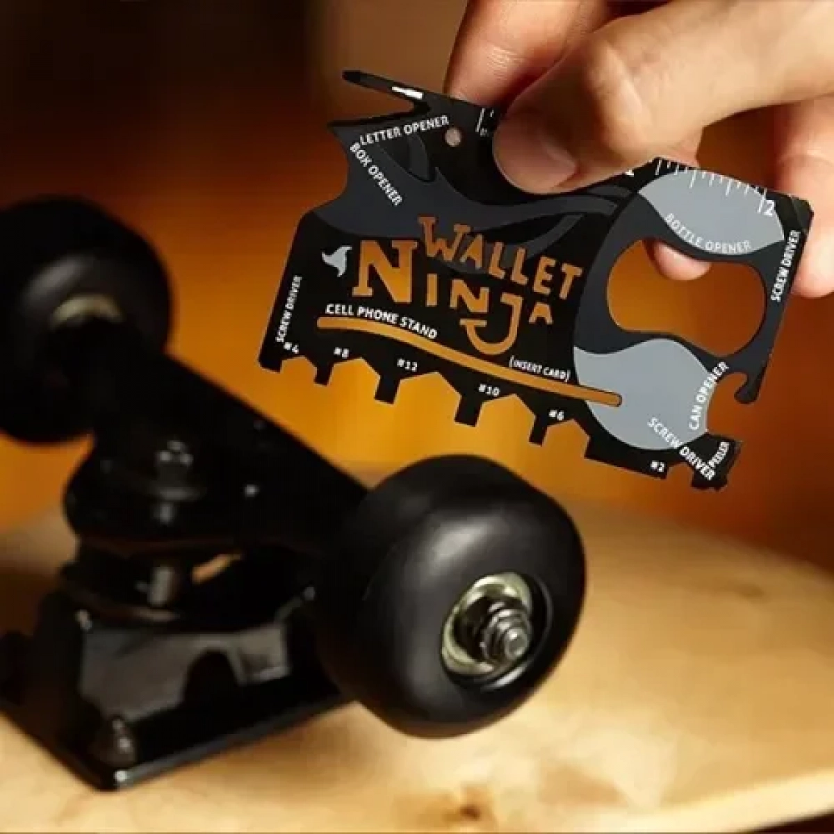 Πολυεργαλείο πορτοφολιού – κάρτα 18 σε 1 Ninja Wallet - Image 6