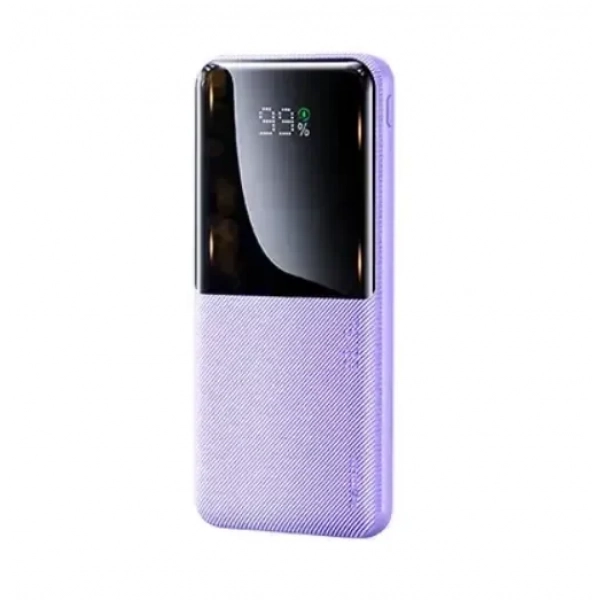 Powerbank γρήγορης φόρτισης 10000mAh 20W+22.5W με ενσωματωμένη οθόνη RPP-622 Remax μωβ
