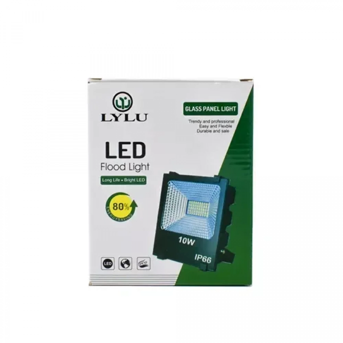 Προβολέας Flood Light LED SMD 10W AC85 – 265V IP66 λευκού φωτισμού LYLU LY-10W μαύρο - Image 3