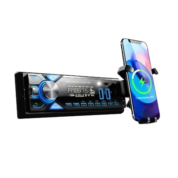 Ραδιόφωνο αυτοκινήτου με Bluetooth, στερεοφωνικό, USB, 1 din, συσκευή αναπαραγωγής πολυμέσων, δέκτης mp3, ήχος, φως LED, universal TF/SD BD-9955BT