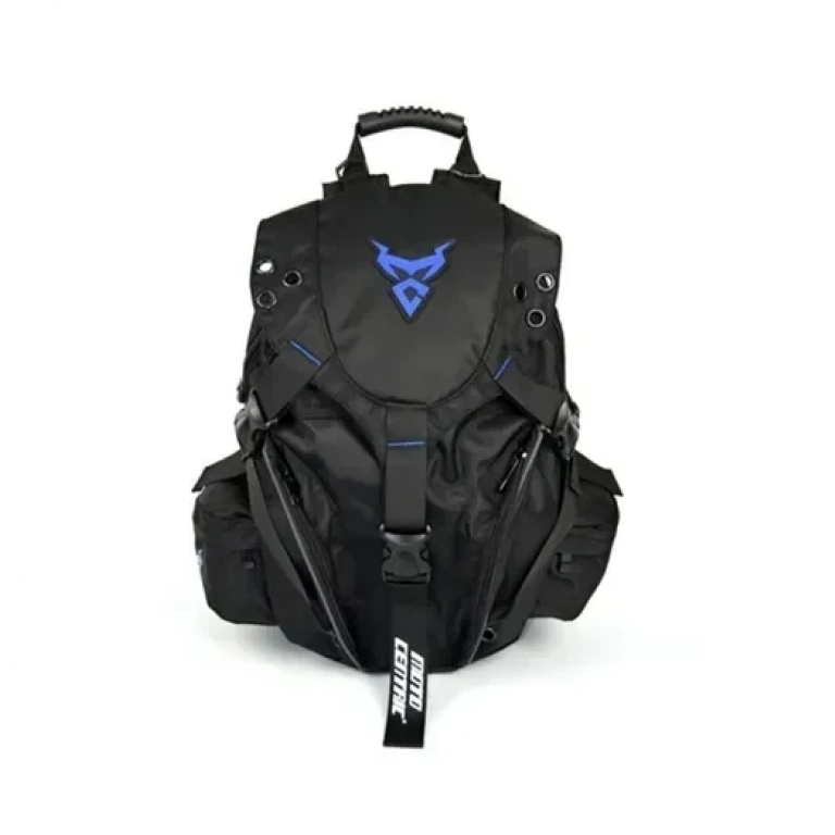 Σακίδιο πλάτης αναβάτη 48L Carbon Moto Centric μαύρο – μπλε