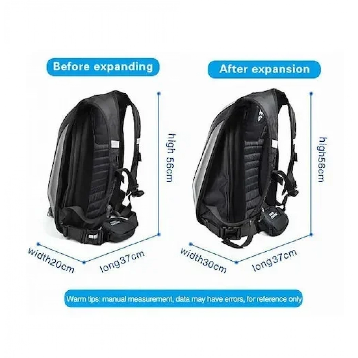Σακίδιο πλάτης αναβάτη 30L Carbon Moto Centric μαύρο - Image 3