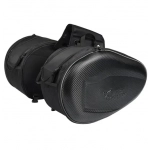 Σαμάρια μοτοσυκλέτας 58lt Moto Centric Saddle Bag Carbon σετ MC-0096 μαύρο - Image 4