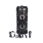 Σύστημα καραόκε με ενσύρματο μικρόφωνο Bluetooth LTC Audio MK-8896 μαύρο