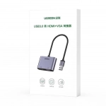 USB 3.0 σε HDMI+VGA UGREEN CM449 20518