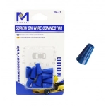 Βιδωτά καλύμματα καλωδίων – Caps σετ 10τμχ XM-W14610-3-1 μπλε