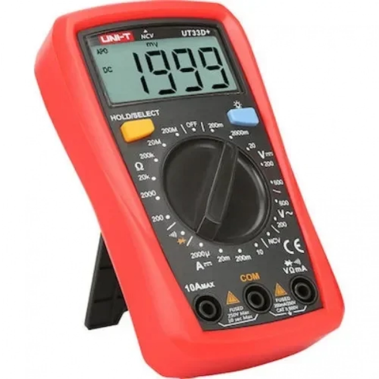 Uni-T UT-33D+ Ψηφιακό Πολύμετρο με Μέτρηση AC / DC / Αντίστασης