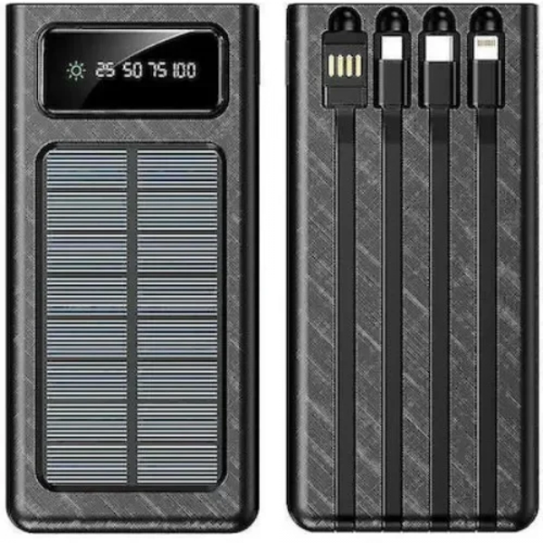 Solar Power bank γρήγορης φόρτισης 20000 mAh KLGO KP-96 μαύρο - Image 1