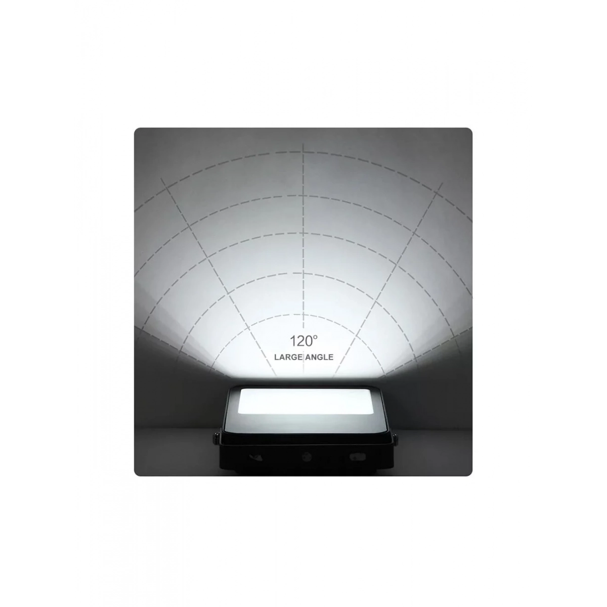 Αδιάβροχος ηλιακός προβολέας LED 300W IP66 με πάνελ & τηλεχειριστήριο
