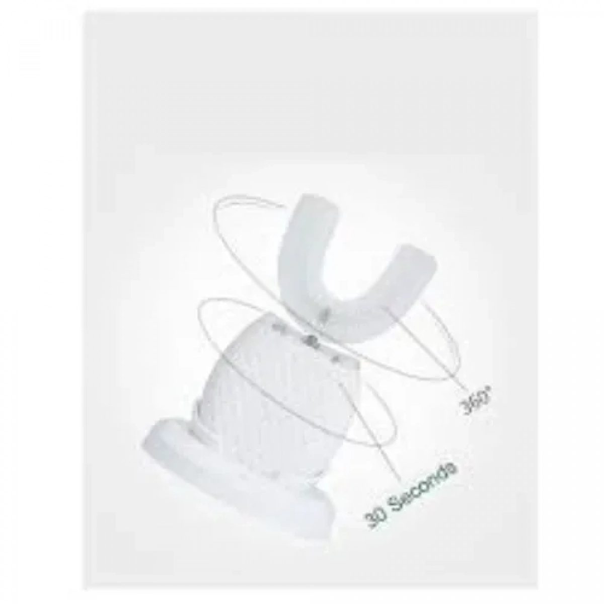 Ηλεκτρική οδοντόβουρτσα υπερήχων 360° για καθαρισμό και λεύκανση δοντιών Q-YS08 Andowl Λευκό