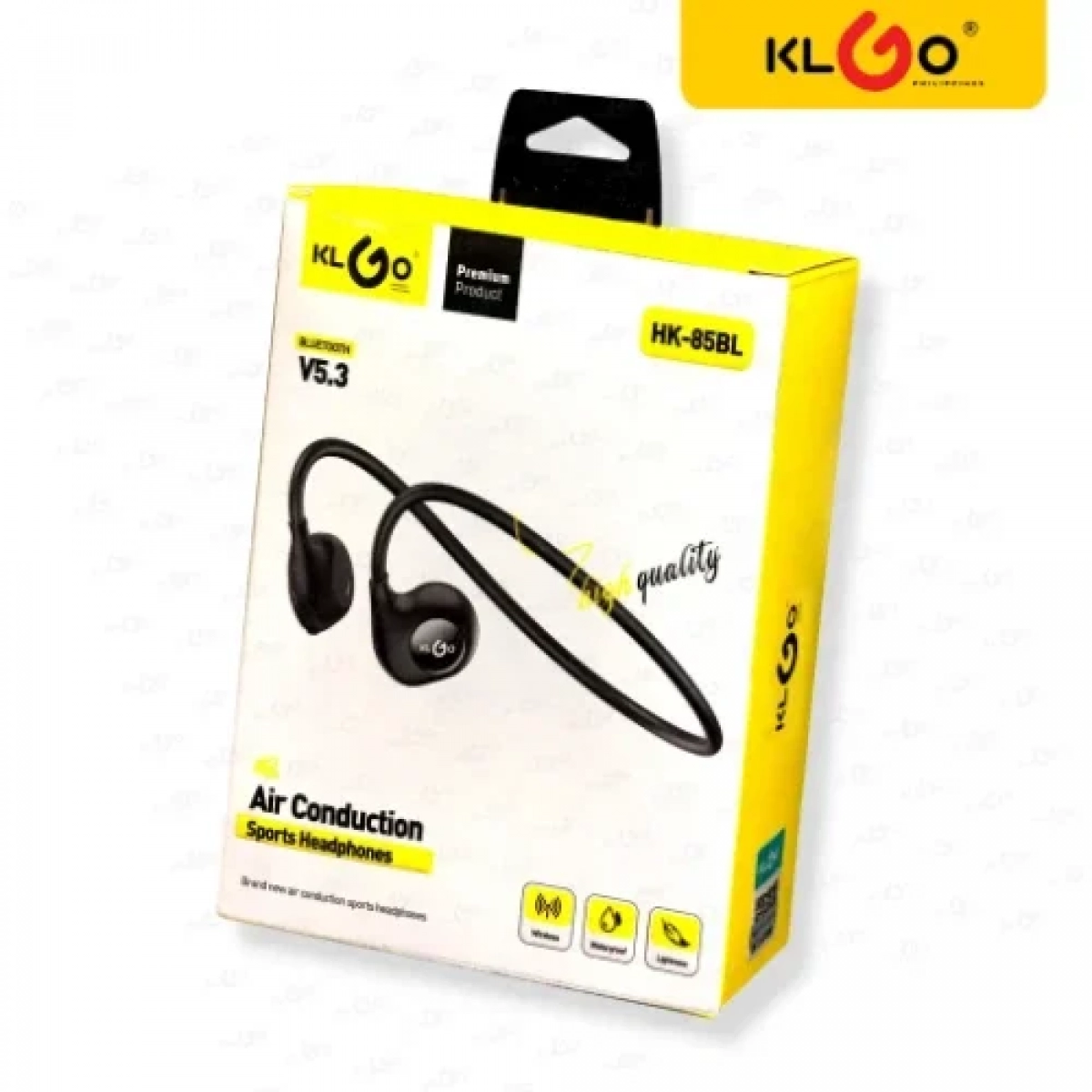 Ασύρματα Air Conduction Ακουστικά Bluetooth V5.3 με ακύρωση θορύβου KLGO HK-85BL