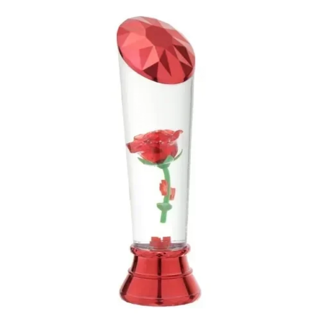 Διακοσμητική Λάμπα Λάβας Ανεμοστρόβιλος Rose LED USB Κόκκινο