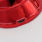 Διακοσμητική Λάμπα Λάβας Ανεμοστρόβιλος Rose LED USB Κόκκινο
