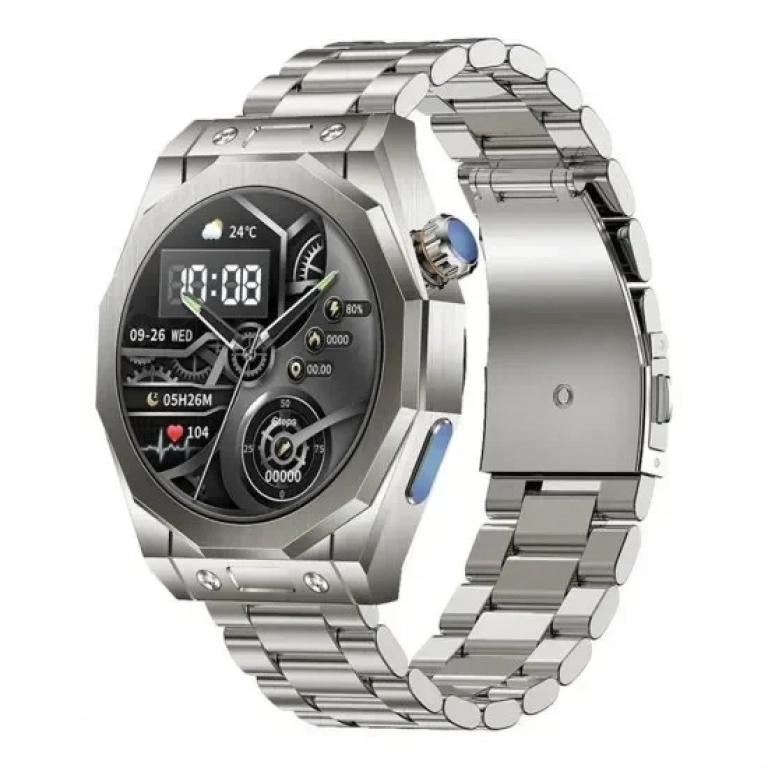 Z83 Max 49mm Smartwatch με Παλμογράφο Ασημί