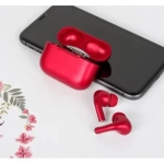 XO X4 Earbud Bluetooth Handsfree Ακουστικά με Θήκη Φόρτισης Κόκκινα