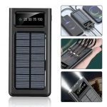 Solar Power bank γρήγορης φόρτισης 20000 mAh KP-96 KLGO μαύρο