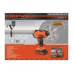 Destman DT-8880-20V Επαναφορτιζόμενη Τρόμπα Αυτοκινήτου Xωρίς Καλώδιο 20V