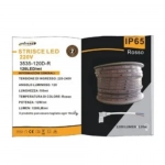 Ταινία LED 12w 220V 120led IP65 3535-120D-G Κόκκινη