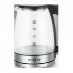 Ηλεκτρικός Βραστήρας 1500W 2Lt Sokany SK-SH-1098