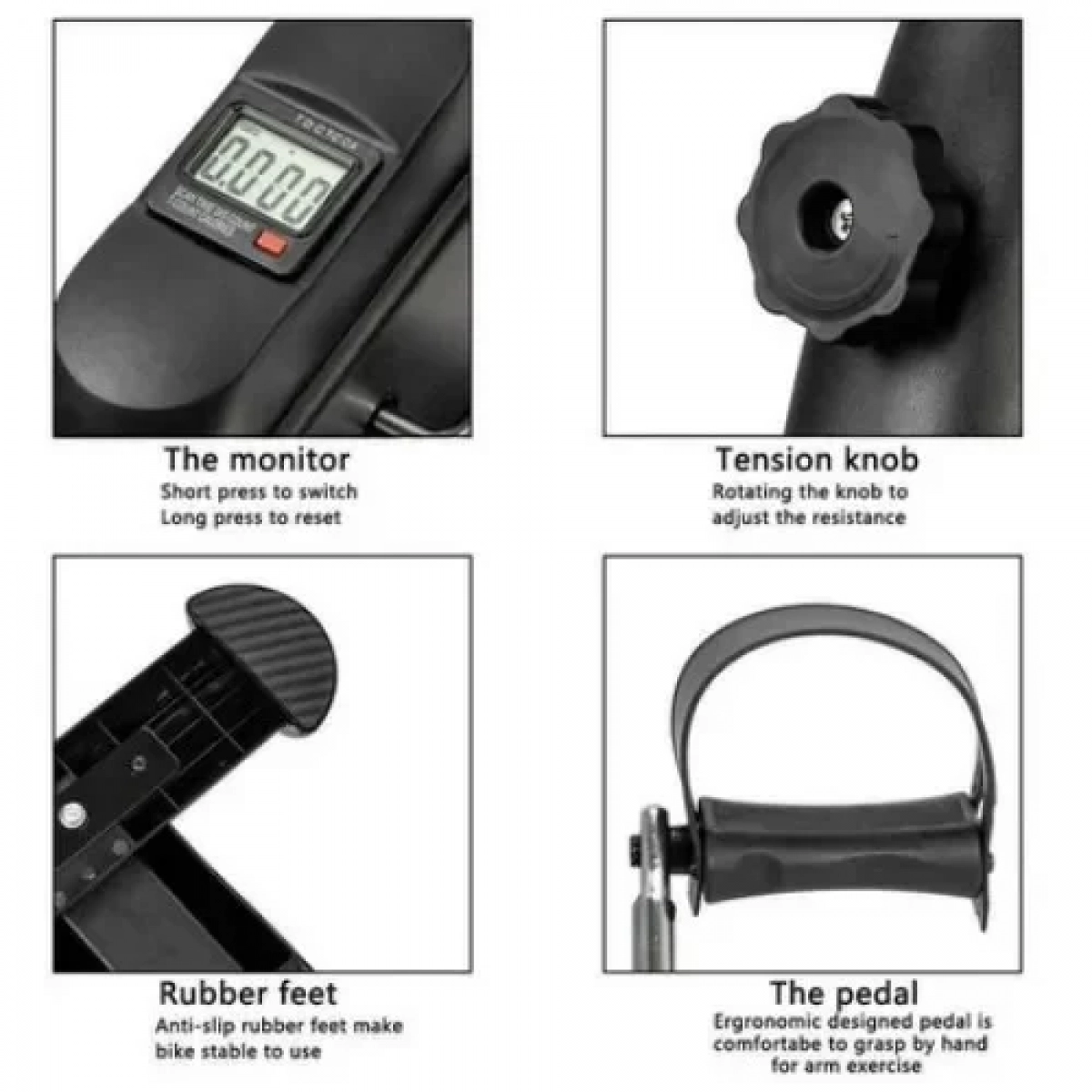 MiniHomeBike Μίνι Στατικό Ποδήλατο Γυμναστικής