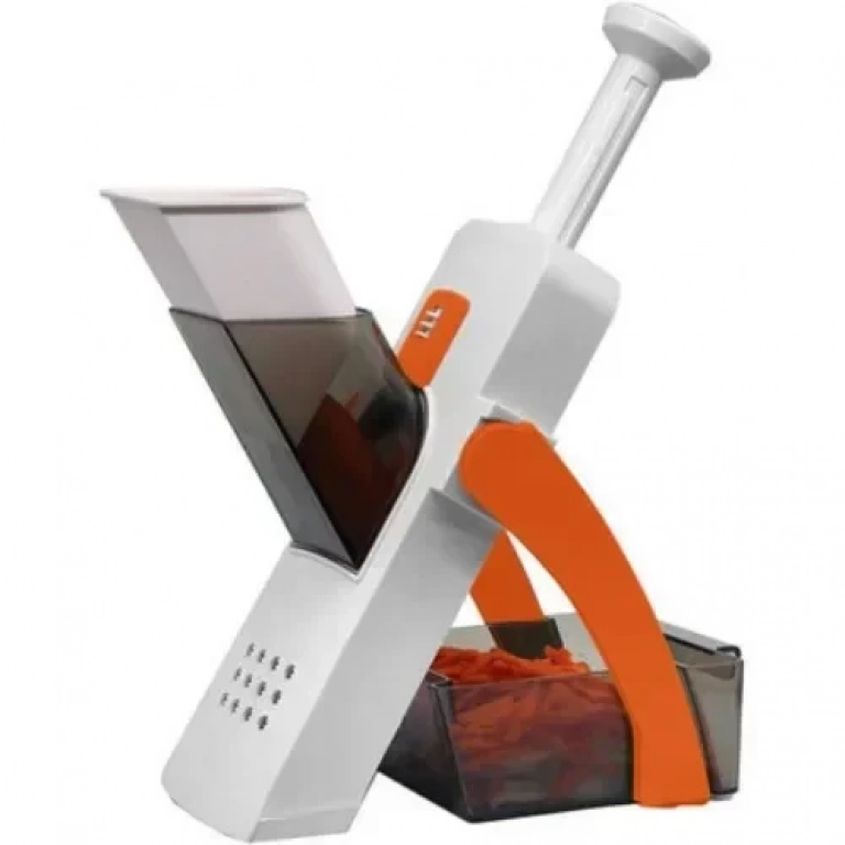 Ασφαλής Κόφτης λαχανικών - Μαντολίνο Safe Slice Vertical Chopper Πορτοκαλί