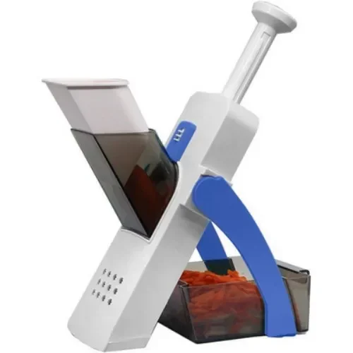 Ασφαλής Κόφτης Λαχανικών - Μαντολίνο Safe Slice Vertical Chopper Μπλε
