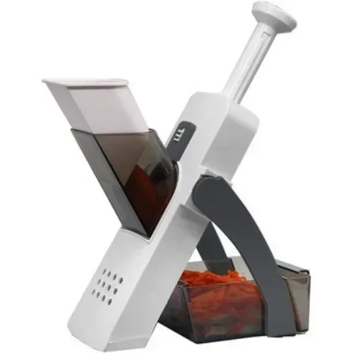 Ασφαλής Κόφτης Λαχανικών - Μαντολίνο Safe Slice Vertical Chopper Γκρι