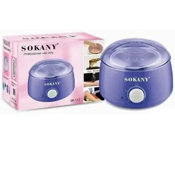 Κεριέρα Αποτρίχωσης με Κάδο Πράσινη 65W Sokany SK-117 Μωβ