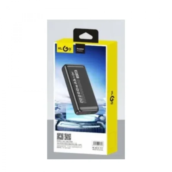 KLGO KP-34 Power Bank Γρήγορης Φόρτισης 20000mAh Μαύρο
