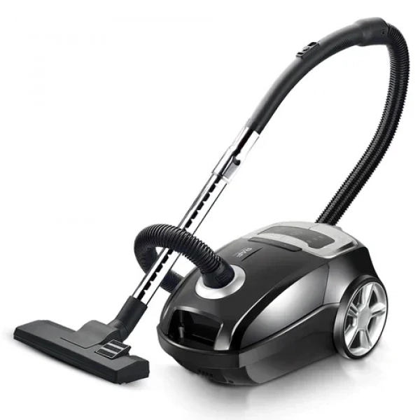 Raf Ηλεκτρική Σκούπα 2800W με Σακούλα 4lt Mαύρη R.8755
