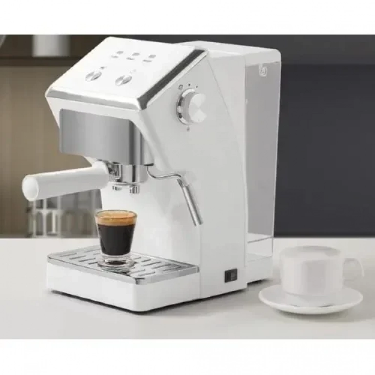 Hoomei HM-5785W Μηχανή Espresso 1050W Πίεσης 15 Bar Λευκή