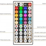ΤΑΙΝΙΑ LED SMD5050 TPOΦΟΔΟΣΙΑΣ USB (5V) RGB 5M ΜΕ ΤΗΛΕΧΕΙΡΙΣΤΗΡΙΟ 44 ΠΛΗΚΤΡΩΝ