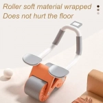 Τροχός Γυμναστικής για Εκγύμναση Κοιλιακών με Ψηφιακή Οθόνη και Πατάκια για τους Αγκώνες Πορτοκαλί