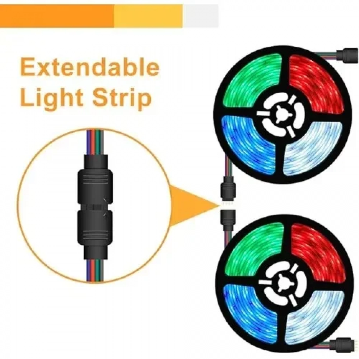 ΤΑΙΝΙΑ LED SMD5050 TPOΦΟΔΟΣΙΑΣ USB (5V) RGB 5M ΜΕ ΤΗΛΕΧΕΙΡΙΣΤΗΡΙΟ 44 ΠΛΗΚΤΡΩΝ