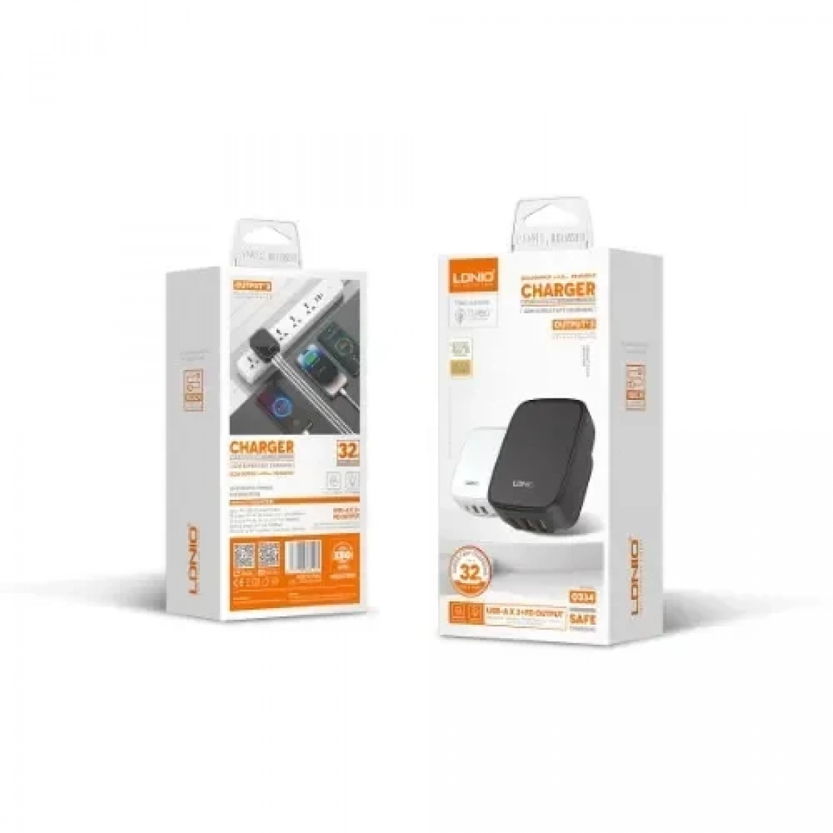 Αντάπτορας Φόρτισης 32W με 3 θύρες USB QC4.0 Super Fast Charger Q334 - Μαύρο
