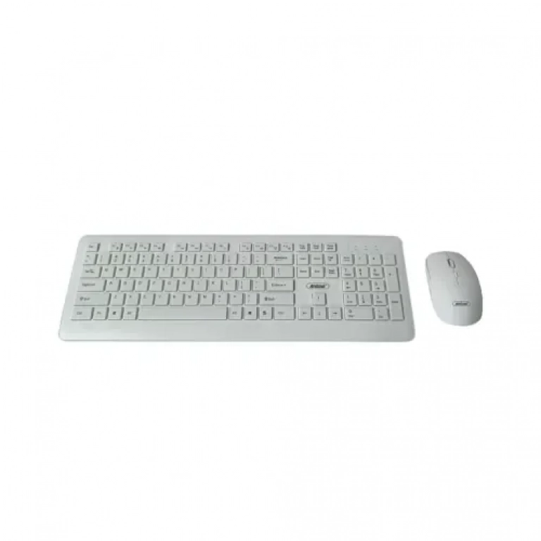 Σετ Πληκτρολόγιο - Ποντίκι Wireless 2.4 Andowl QK9000 Λευκό